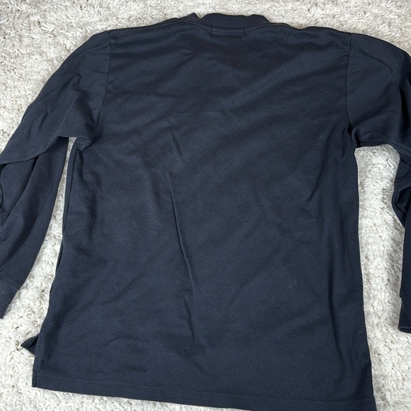 WOLVERINE MEN'S FR, CAT 2, LONG SLEEVE HENLEY, Navy Blue, Size Medium - Picture 5 of 8
